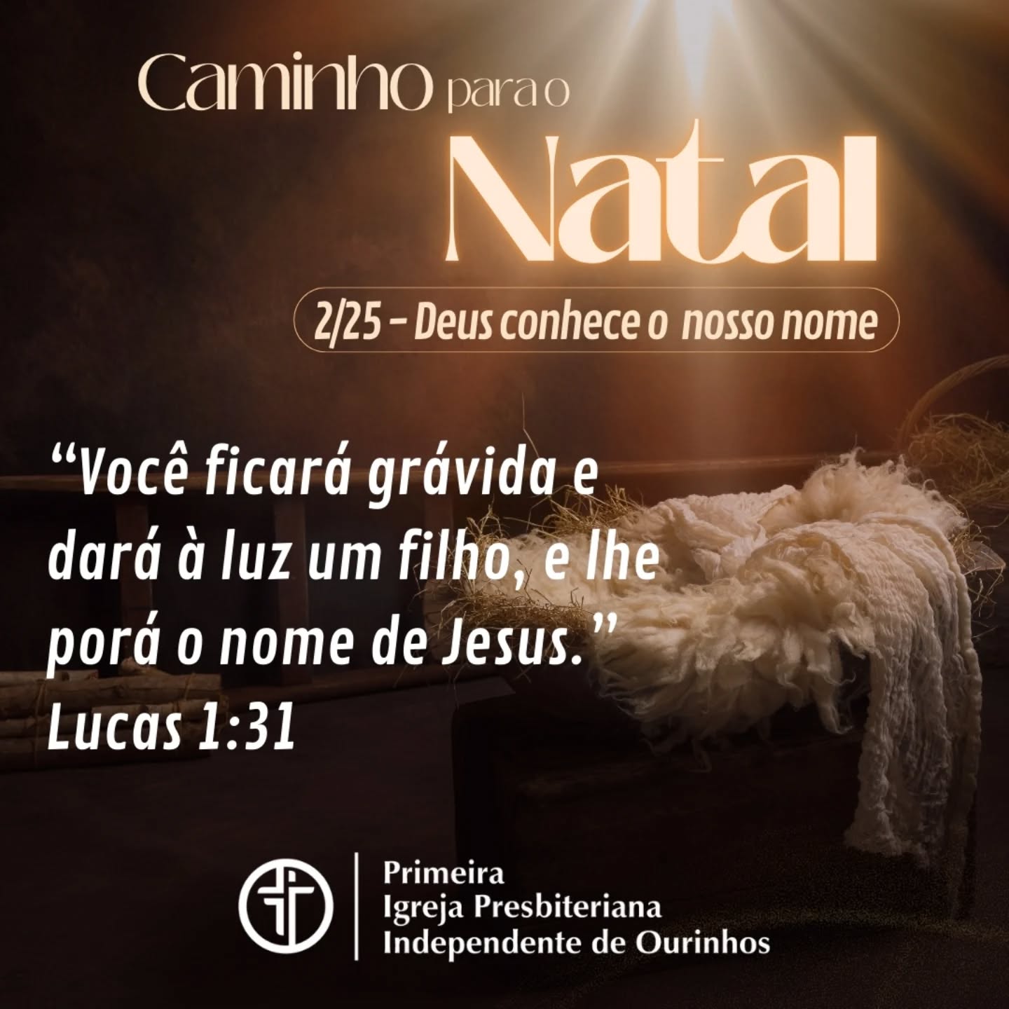 Quando Maria ouviu que daria à luz o Filho de Deus, não foi apenas uma revelação grandiosa; foi um lembrete de que Deus vê os detalhes, conhece o coração e chama pelo nome.

Assim também Ele faz com você: Deus não fala de forma genérica; Ele fala diretamente ao seu coração.

Que hoje você perceba o quanto é visto, lembrado e amado pelo Senhor.