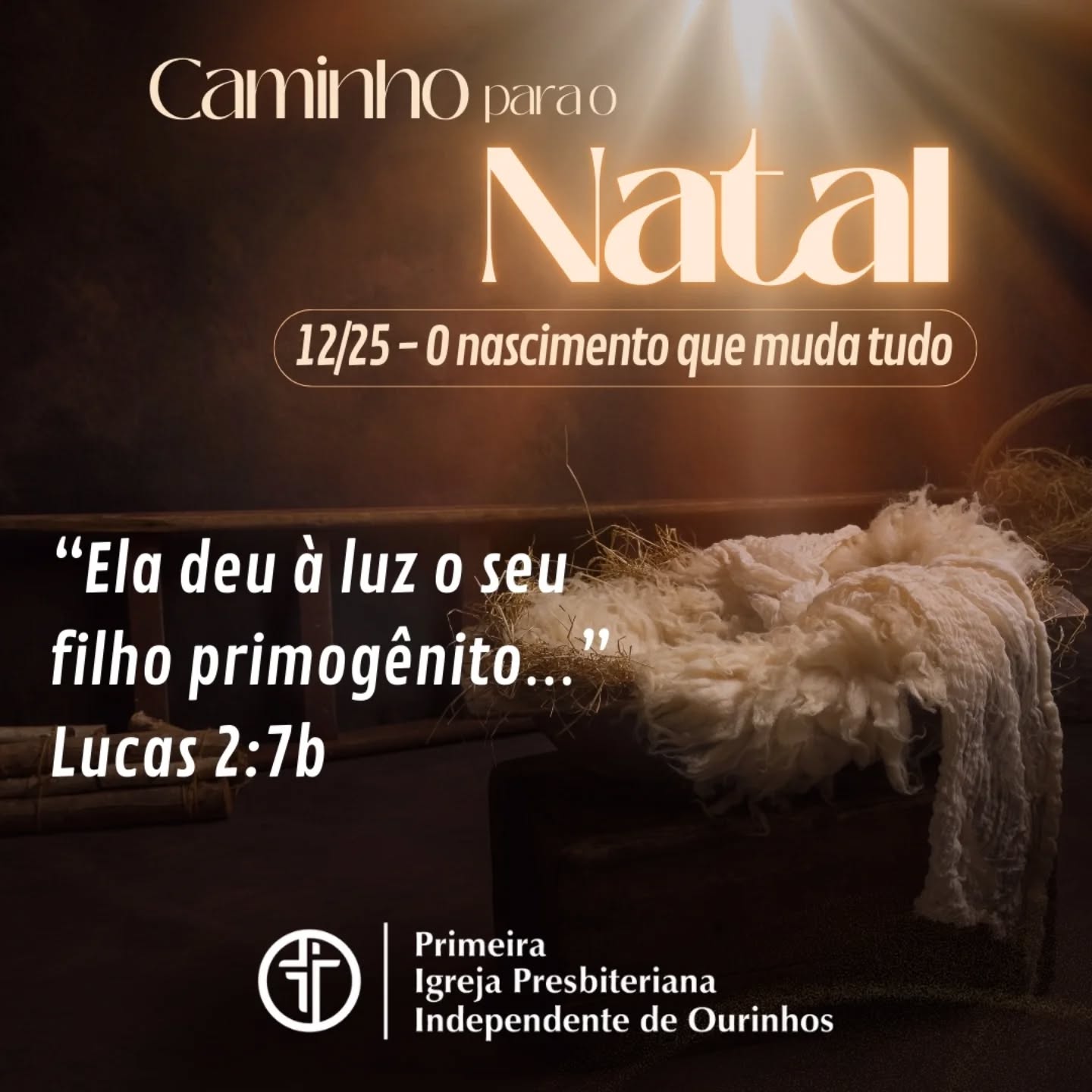 Jesus nasceu em simplicidade, mas trouxe ao mundo a maior esperança.

Às vezes Deus inicia grandes obras em cenários humildes.

Que hoje você perceba que o extraordinário de Deus pode começar em momentos pequenos e discretos.