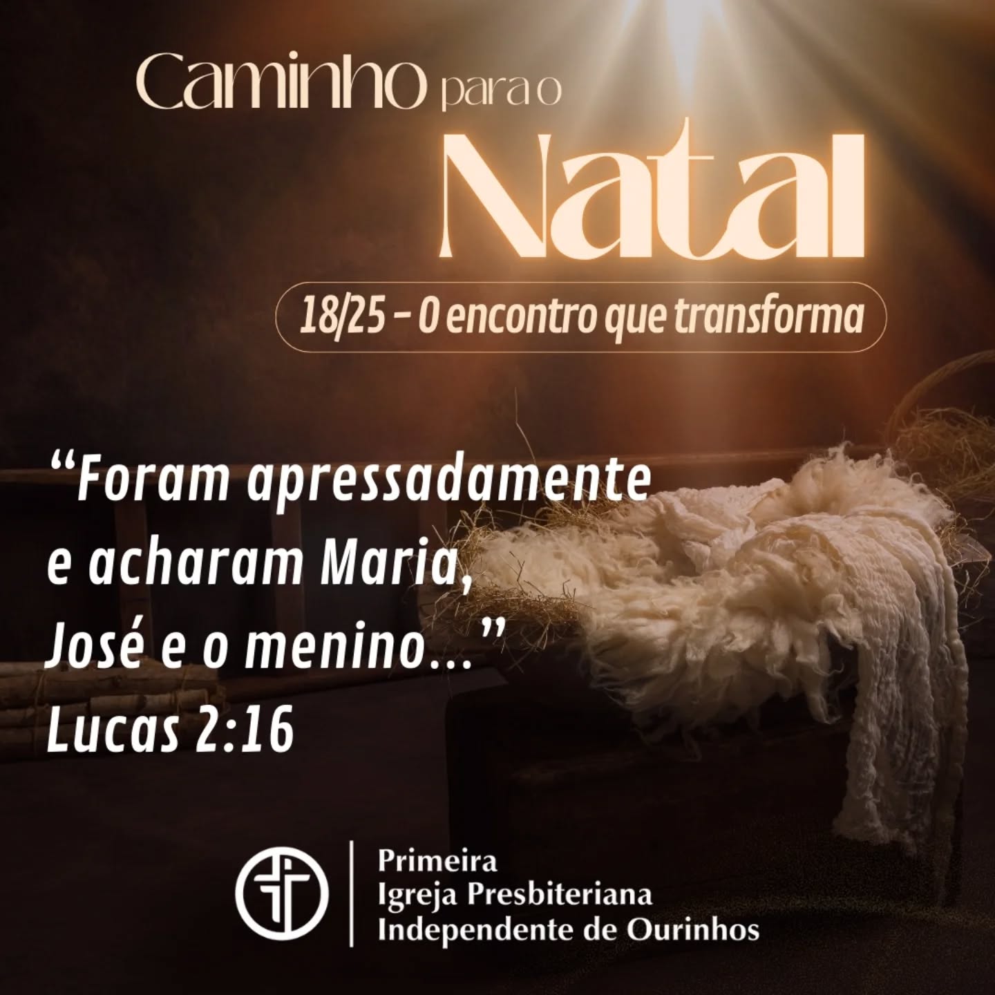 Ao encontrarem Jesus, os pastores viram com os próprios olhos a promessa cumprida.

Que hoje você se permita encontrar Jesus de maneira fresca e real.

Ele sempre se revela a quem O busca.