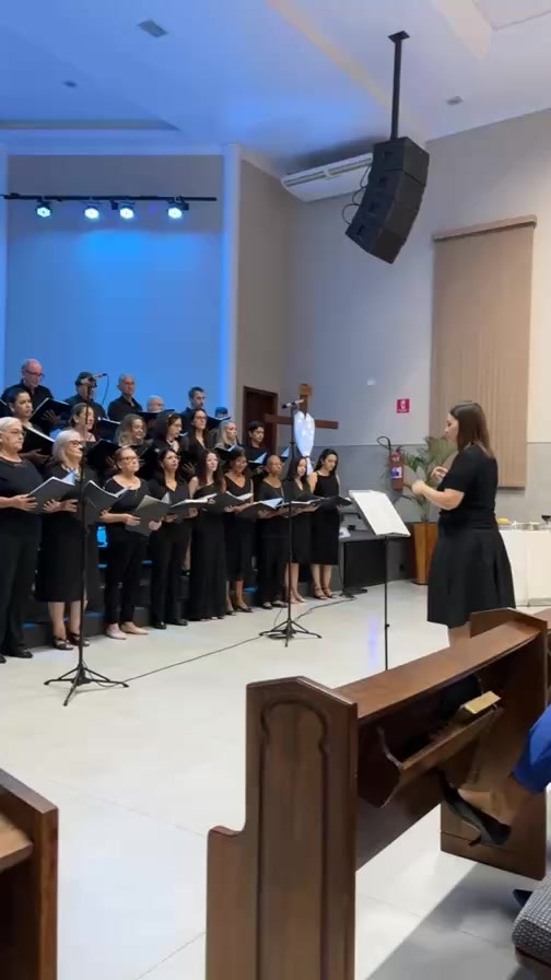 Coral Maranata com a cantata de Páscoa 
Dia 05/04/206